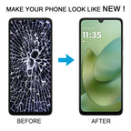 OEM LCD Screen Digitizer Full Assembly with Frame — For Motorola Moto G15