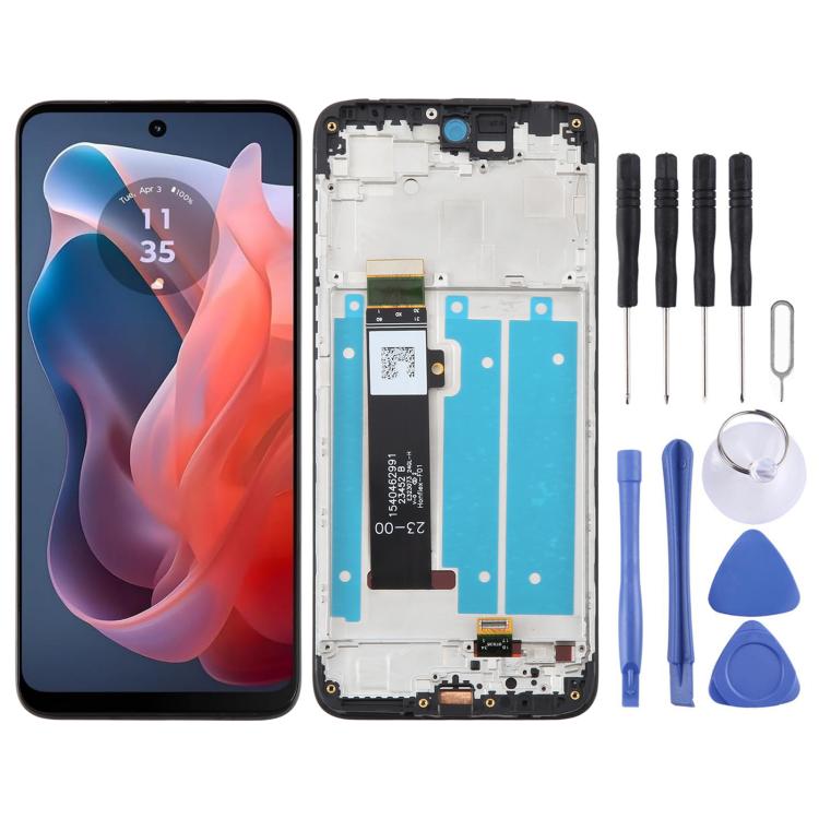 OEM LCD Screen Digitizer Full Assembly with Frame — For Motorola Moto G Power 5G 2023