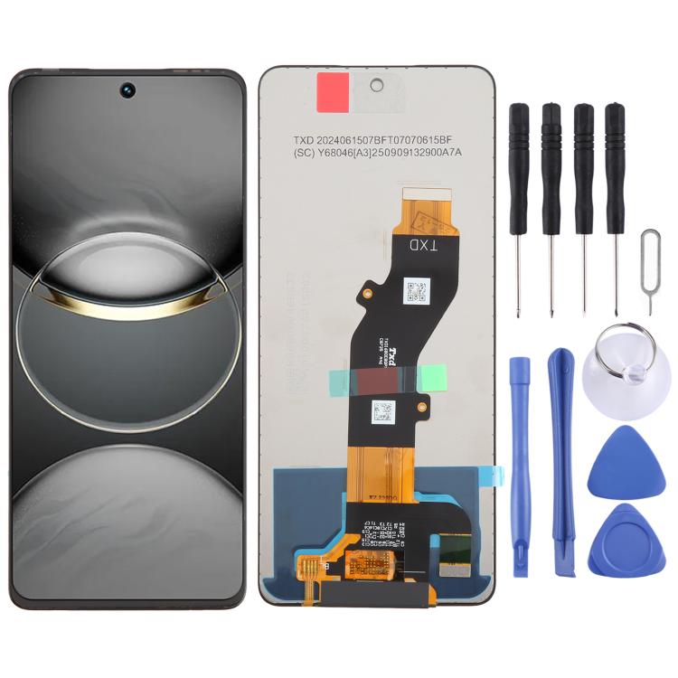 OEM LCD Screen with Digitizer Full Assembly — For Tecno Spark 20 Pro+ KJ7