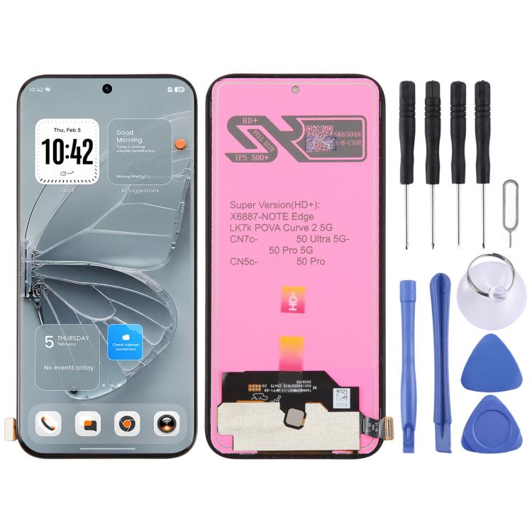 OEM LCD Screen with Digitizer Full Assembly — For Tecno Camon 50 Pro 4G CN5c