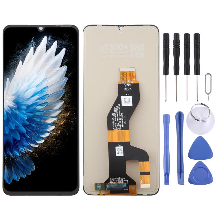 OEM LCD Screen with Digitizer Full Assembly — For Tecno Pova 7 LJ7