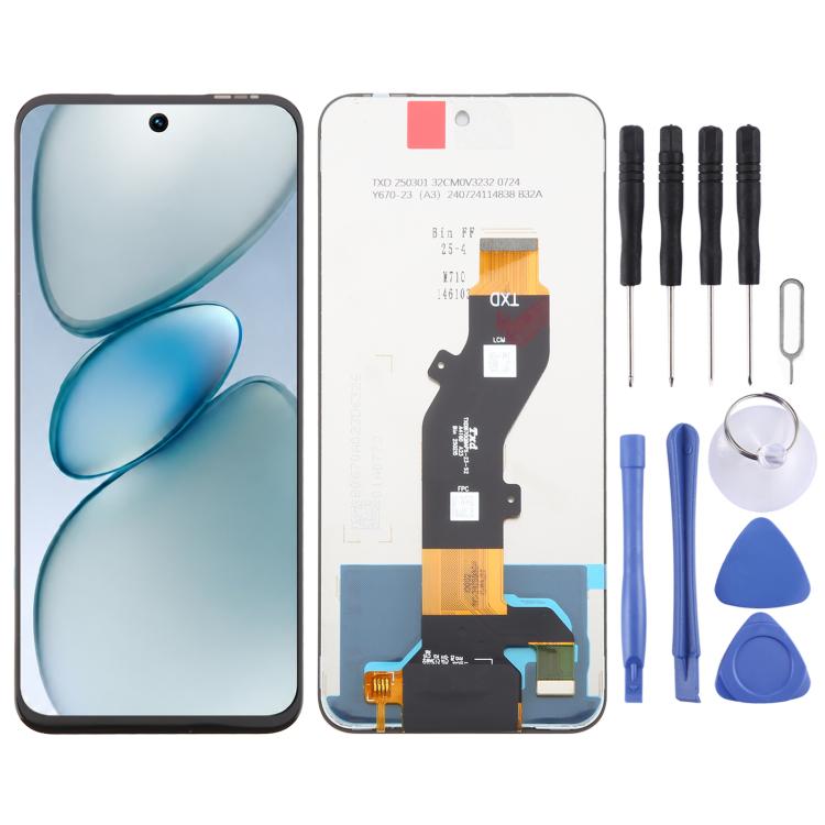 OEM LCD Screen with Digitizer Full Assembly — For Tecno Pova 5 Pro LH8n