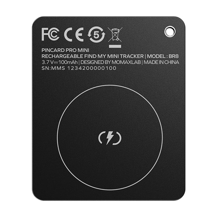 MOMAX PINCARD BR8 Card Wireless Charging Positioning Anti-lost Device — PINCARD BR8