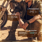 NORTH EDGE MarsPro Carbon Fiber Outdoor Sports Multifunctional Electronic Watch