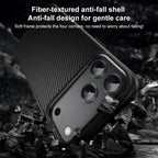 Kevlar Fiber Texture Shockproof Magnetic Phone Case — For iPhone Air