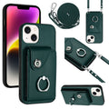 Organ Card Bag Ring Holder Phone Case with Long Lanyard
