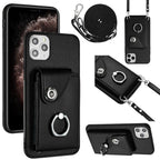 Organ Card Bag Ring Holder Phone Case with Long Lanyard — view 47