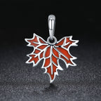 S925 Sterling Silver Late Autumn Maple Leaf Accessories Beaded Bracelet Accessories