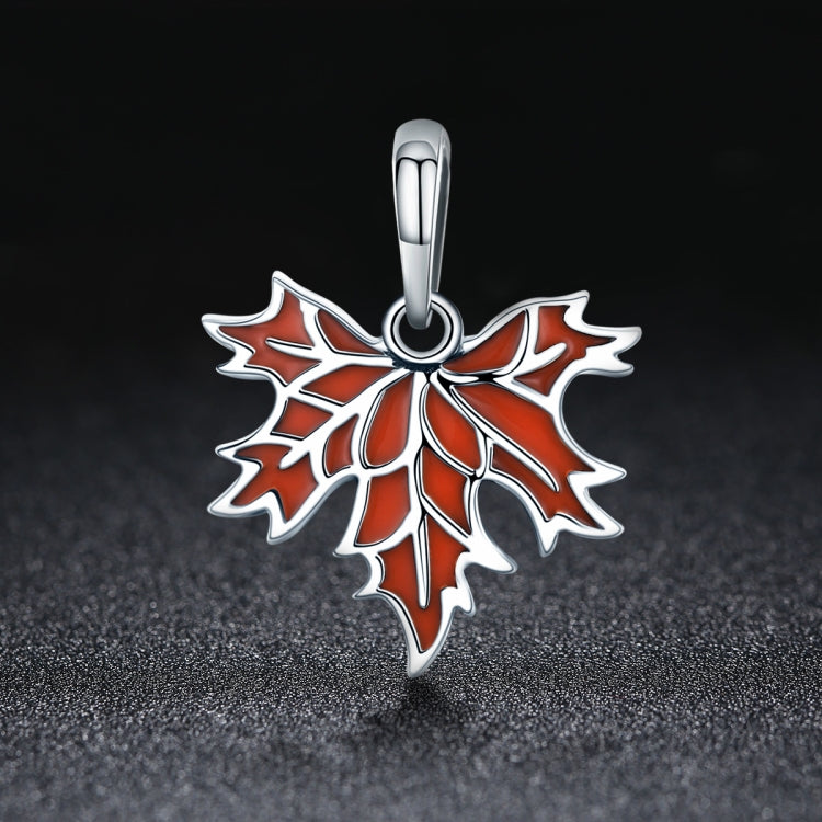 S925 Sterling Silver Late Autumn Maple Leaf Accessories Beaded Bracelet Accessories