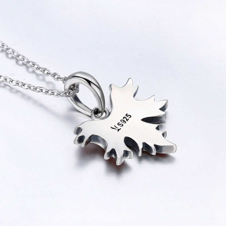S925 Sterling Silver Late Autumn Maple Leaf Accessories Beaded Bracelet Accessories