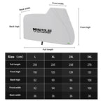 MOTOLSG Motorcycle Waterproof Sunproof Dustproof Thickening Cover
