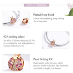 S925 Sterling Silver Ladybug Zircon Beads DIY Bracelet Necklace Accessories — view 4