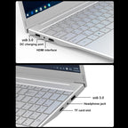 V8 15.6 inch Ultrathin Laptop, Windows 10 Intel Processor N95 Quad Core
