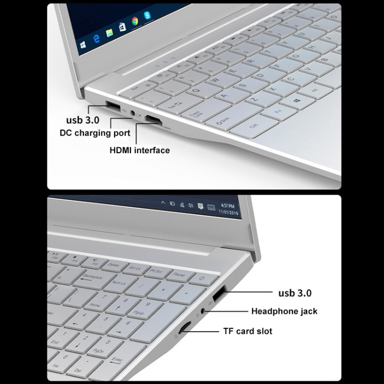 V8 15.6 inch Ultrathin Laptop, Windows 10 Intel Processor N95 Quad Core