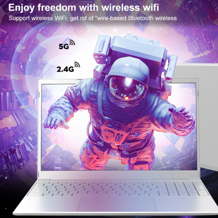 V8 15.6 inch Ultrathin Laptop, Windows 10 Intel Processor N95 Quad Core