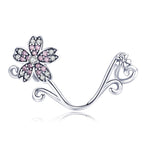 S925 Sterling Silver Beautiful Flowers DIY Bracelet Accessories
