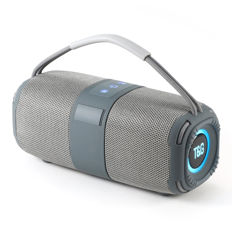 T&G TG-668 Wireless Bluetooth Speaker Portable TWS Subwoofer with Handle — Grey