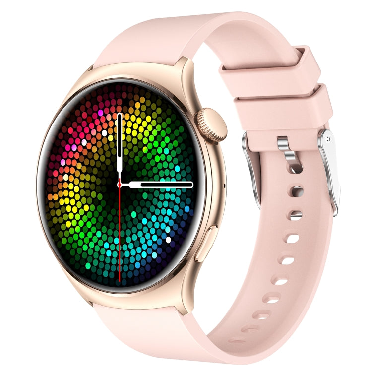 QX10 1.43 inch BT5.2 Smart Sport Watch, Support Sleep / Heart Rate / Blood Oxygen / Blood Pressure Health Monitor — Pink