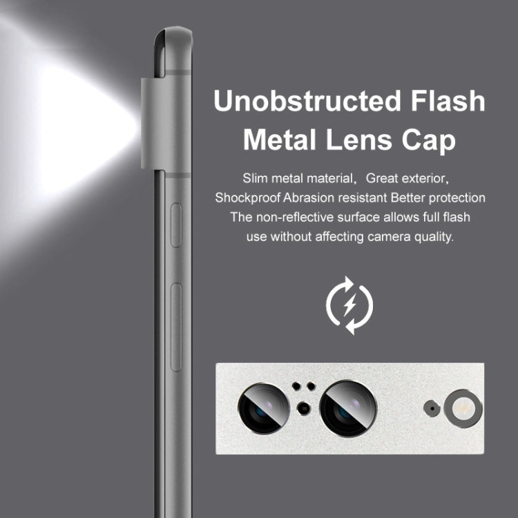 IMAK Metal Armor Premium Camera Protector Film — Silver
