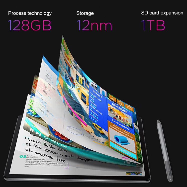 Lenovo K10 WiFi Tablet TB330FU, 10.95 inch Android 13, MediaTek Helio G88 Octa Core, Support Face Identification