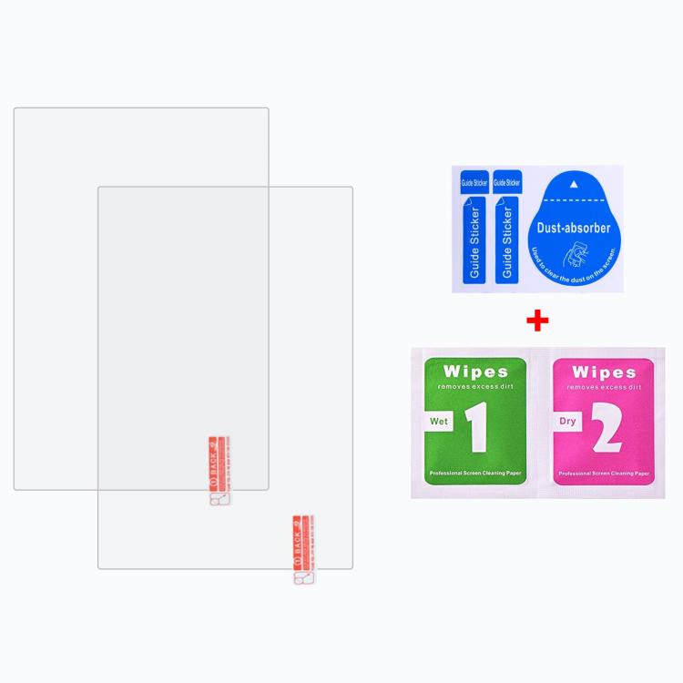 2pcs 9H 0.3mm Explosion-proof Tempered Glass Film — For MSI Claw 8 AI+