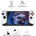 2pcs 9H 0.3mm Explosion-proof Tempered Glass Film — For MSI Claw A1M 7 inch Game Console