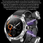 T95 1.52 inch BT5.0 Smart Sport Watch with Earbuds, Support Bluetooth Call / Blood Oxygen / Heart Rate / Blood Pressure Health Monitor — view 8