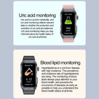 TK79 1.47 inch IP68 Waterproof Smart Watch, Support ECG / Blood Glucose / Blood Oxygen Monitoring / Uric Acid
