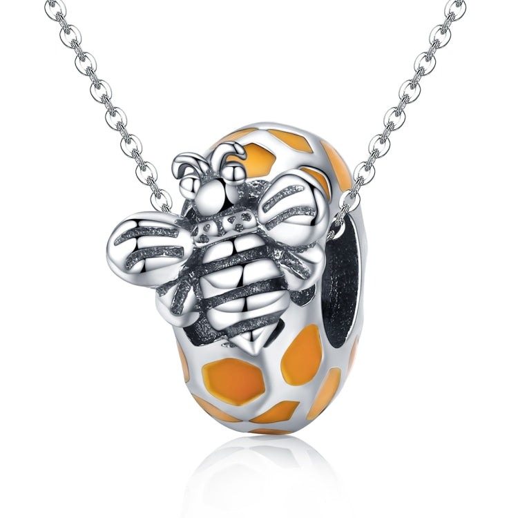 S925 Sterling Silver Bee Beads DIY Bracelet Necklace Accessories
