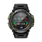 LOKMAT ATTACK Pro 1.39 inch BT5.1 Smart Sport Watch, Support Bluetooth Call / Sleep / Heart Rate / Blood Pressure Health Monitor — Black Green