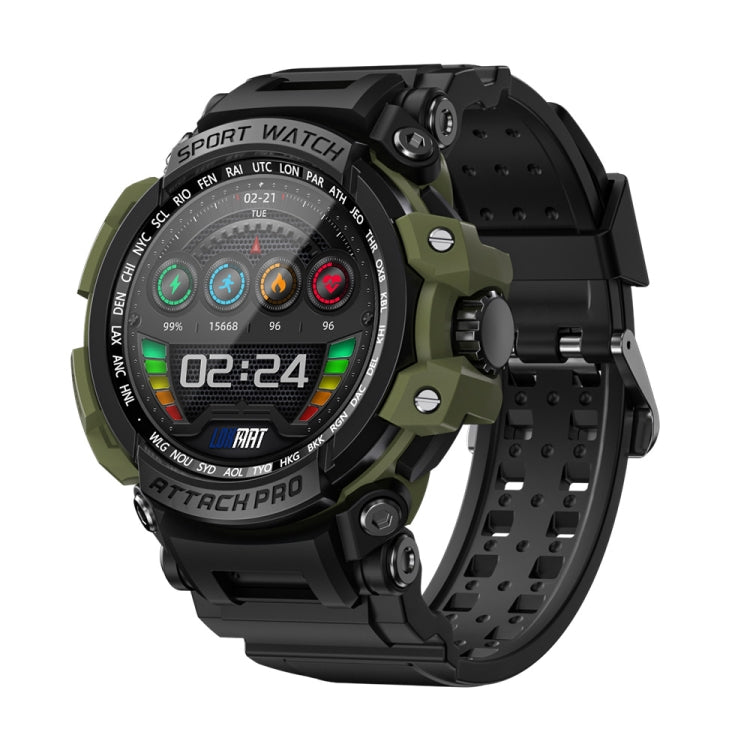 LOKMAT ATTACK Pro 1.32 inch BT5.1 Smart Sport Watch, Support Bluetooth Call / Sleep / Blood Oxygen / Heart Rate / Blood Pressure Health Monitor — Blue