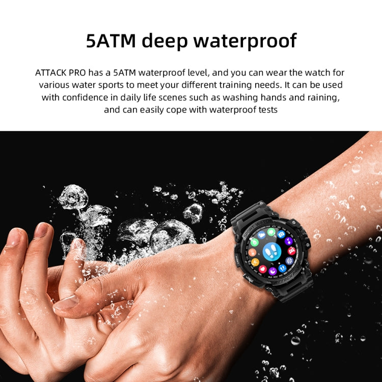 LOKMAT ATTACK Pro 1.32 inch BT5.1 Smart Sport Watch, Support Bluetooth Call / Sleep / Blood Oxygen / Heart Rate / Blood Pressure Health Monitor — view 7
