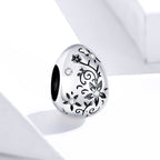 Easter Egg Retro Pattern Sterling Silver S925 Beaded DIY Bracelet Accessories — view 2