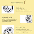Easter Egg Retro Pattern Sterling Silver S925 Beaded DIY Bracelet Accessories — view 3