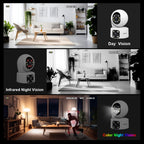 SriHome SH049 2MP + 2MP Humanoid Tracking Smart Night Vision Dual Lens HD IP Camera