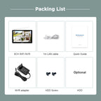 SriHome NVS010-IPC047 Ultra HD 4 Channel WiFi Network Video Recorder Set