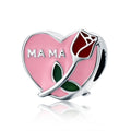 S925 Pure Silver Platinum Plated Accessories Pendant Beads
