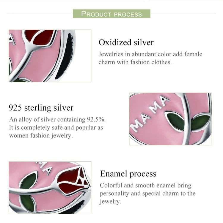 S925 Pure Silver Platinum Plated Accessories Pendant Beads