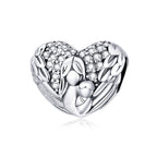 S925 Sterling Silver Pendant Motherly Love Relief Beads DIY Bracelet Necklace Accessories