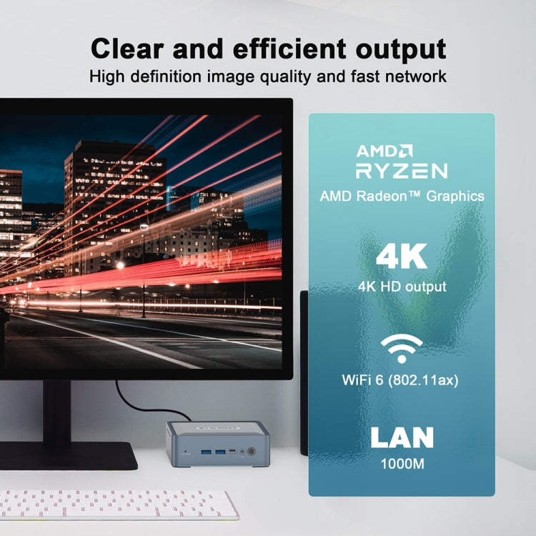 GXMO U58 Windows 11 AMD Ryzen 7-5825U 8 Core Processor Mini Computer