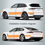 Universal Car Carbon Fiber Door Anti-collision Strip Protection Guards Trims Stickers Tape