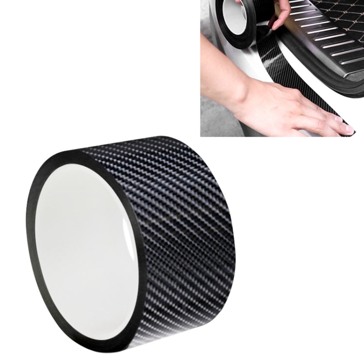 Universal Car Carbon Fiber Door Anti-collision Strip Protection Guards Trims Stickers Tape — view 15