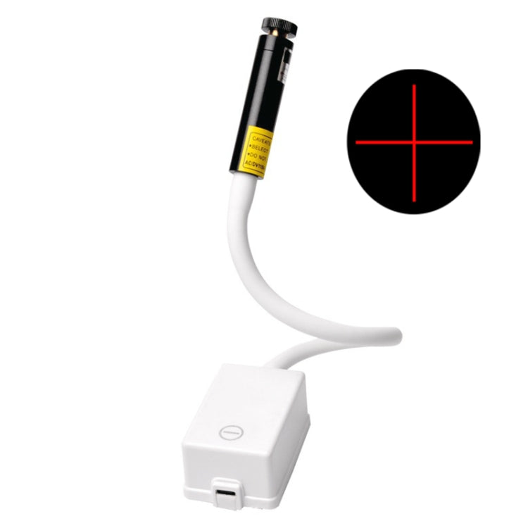 Charging Type Hose Magnetic Infrared Laser Positioning LED Work Light — 100mw Cross Green Light