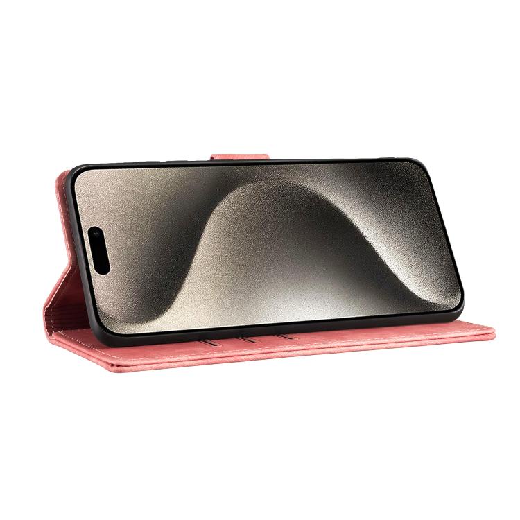 Pen Heart Cat Embossed Leather Phone Case