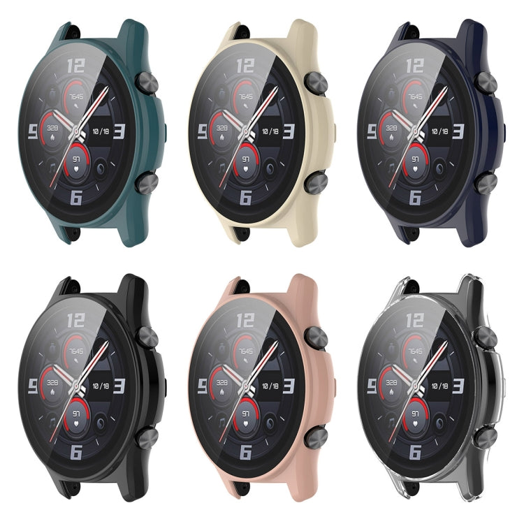 PC + Tempered Film Integrated Watch Protective Case