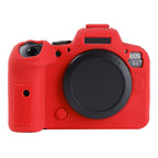 Litchi Texture Soft Silicone Protective Case — For Canon EOS R6 Mark II
