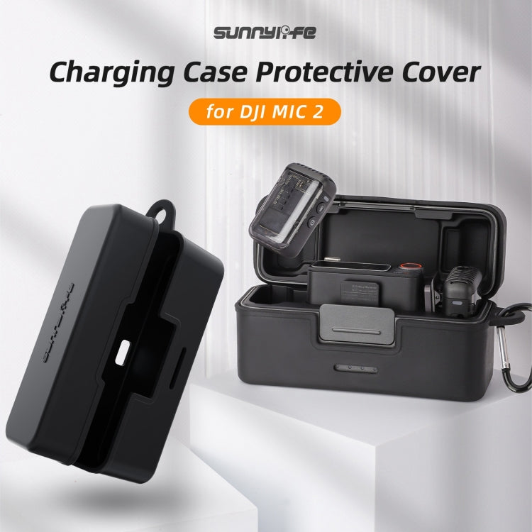 Sunnylife BHT772 Charging Case Wireless Mic Soft Scratch-proof Protective Cover — For DJI Mic 2