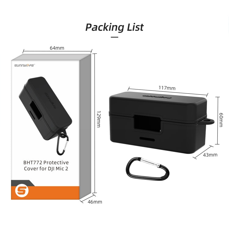 Sunnylife BHT772 Charging Case Wireless Mic Soft Scratch-proof Protective Cover — view 10