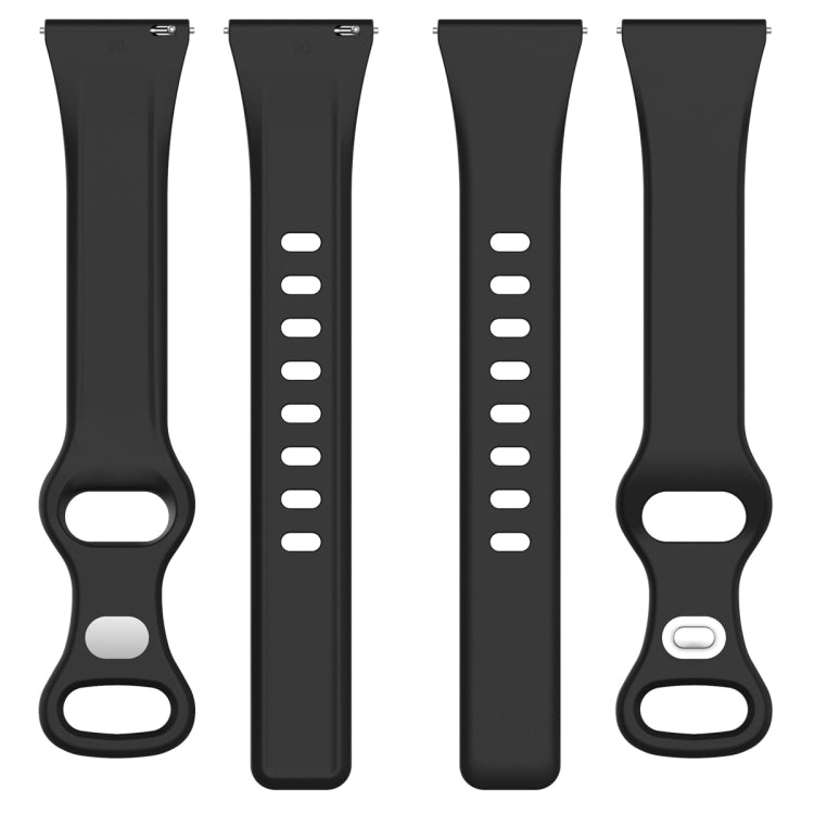 Slim Reverse Buckle Silicone Watch Band