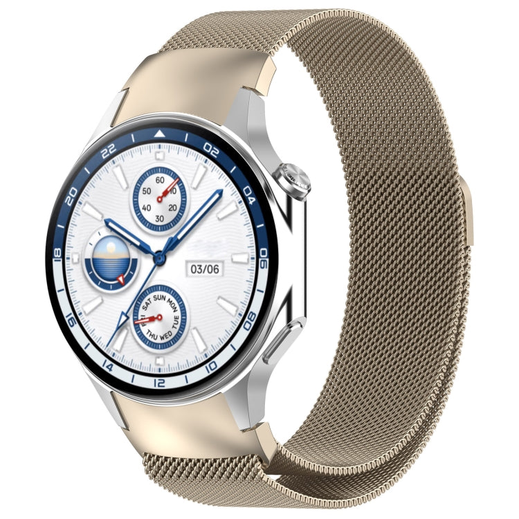 Milan Magnetic Steel Mesh Watch Band — Silver